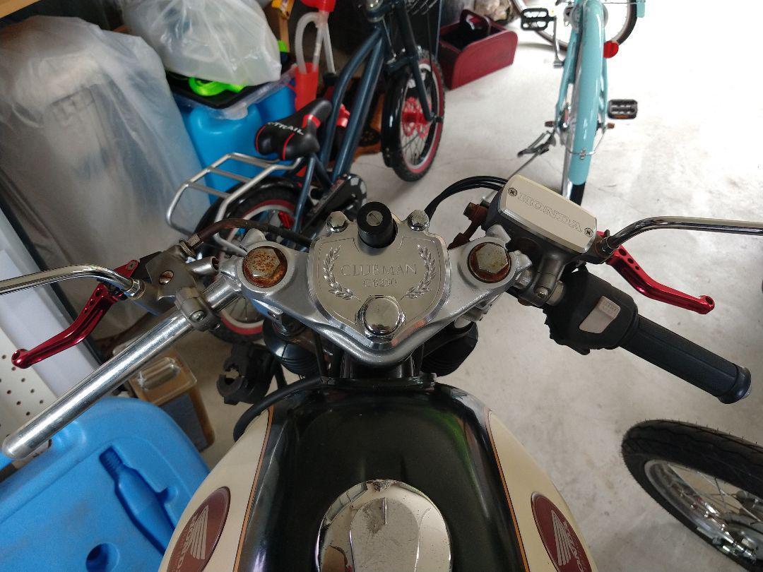 GB250 クラブマン トップブリッジ セパハン用 ハンドルポスト GB250 クラブマン トップブリッジ セパハン用 ハンドルポスト