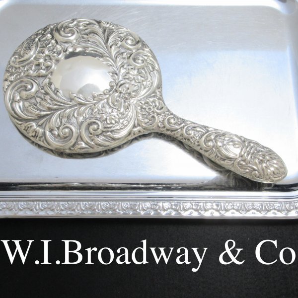 W.I.Broadway & Co】 【純銀】 ミラー スターリングシルバー 1975年 ...