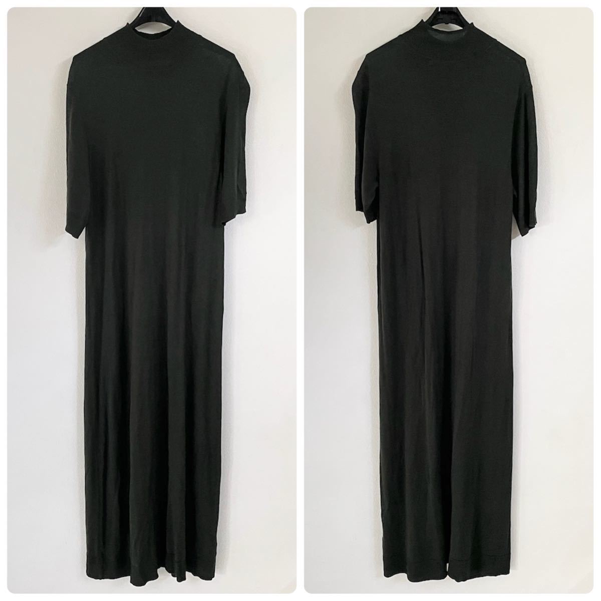 ZARA ザラ KNIT MIDI DRESS サマーニットミディマキシワンピースM シアー モスグリーン ロングワンピース