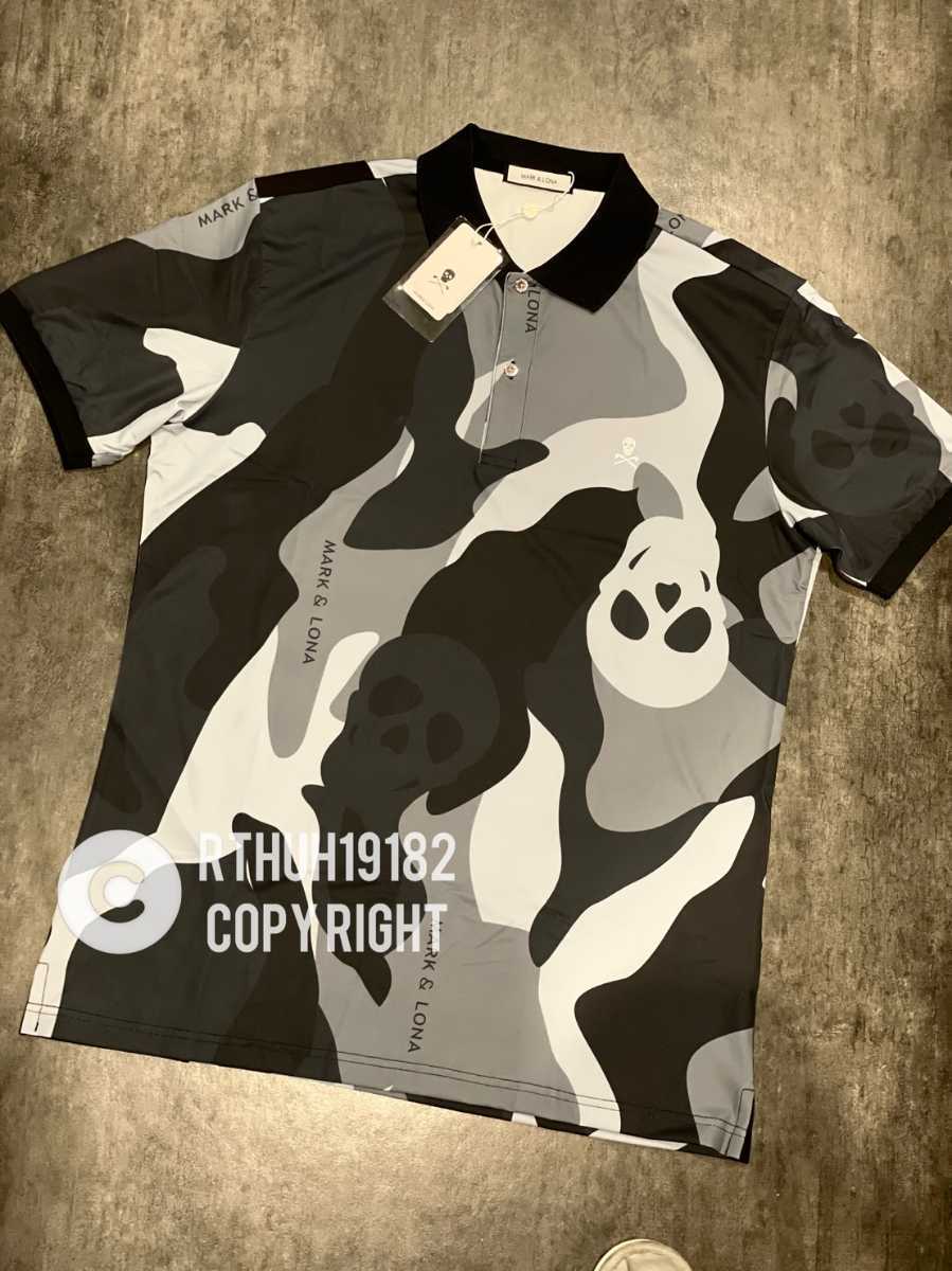 新作 MARK&LONA ポロシャツ WHITE Mサイズ 新品 残り1点 ftp.eva.gov.co