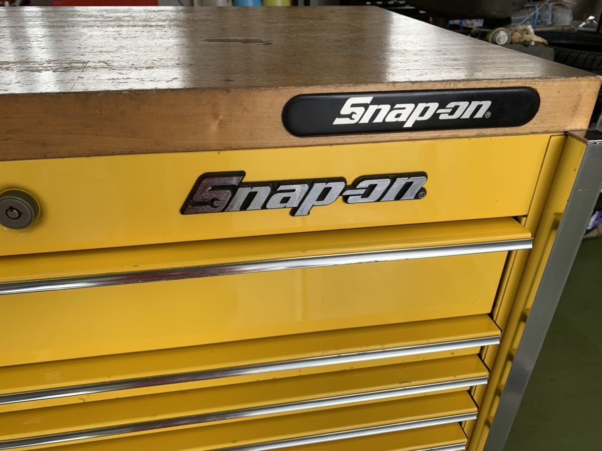 Snap-on スナップオン　KRL756APES ツールボックス　工具箱　ロールキャブ　ウッドトップ　鍵付き　引取限定_画像5