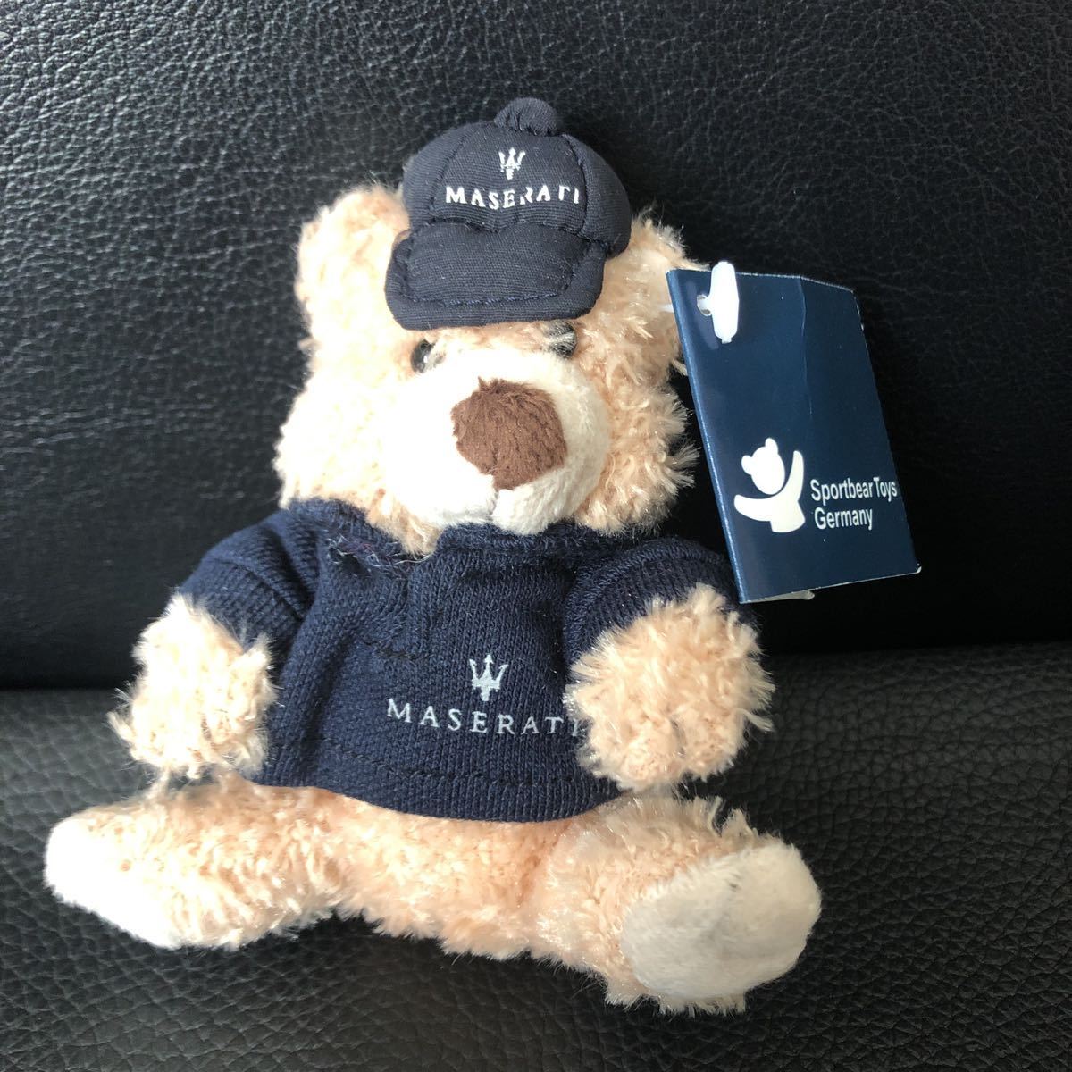 未使用☆マセラティ MASERATI キーホルダー ぬいぐるみ くま
