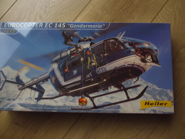 Heller 1/72 Eurocopter EC145 "Gendarmerie"(航空警察？）フランス：シュリンク封印、箱未開封_画像1