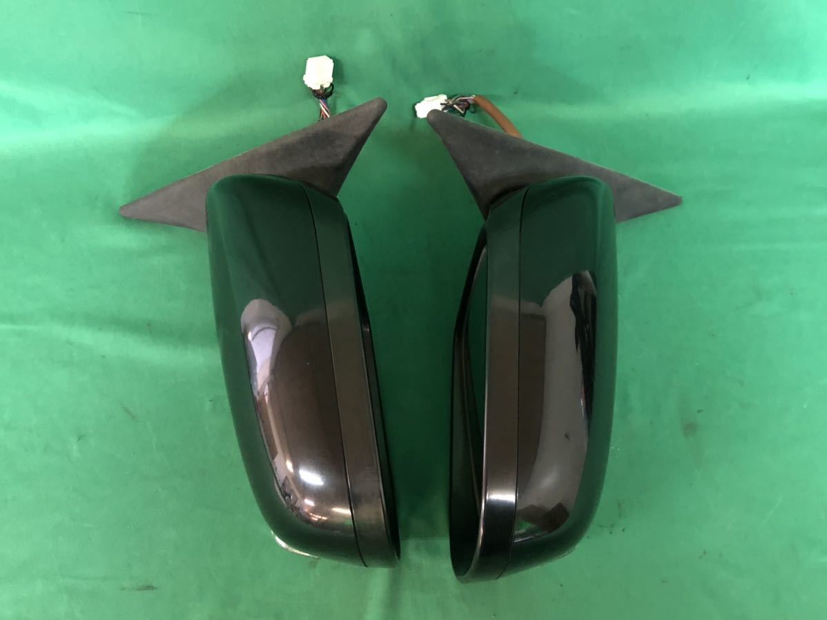 MP227 used Subaru Legacy BP5 BL5 Heisei era 15 year 7 month original MITSUBA electric storage door mirror winker attaching black 32J operation guarantee VC02-015