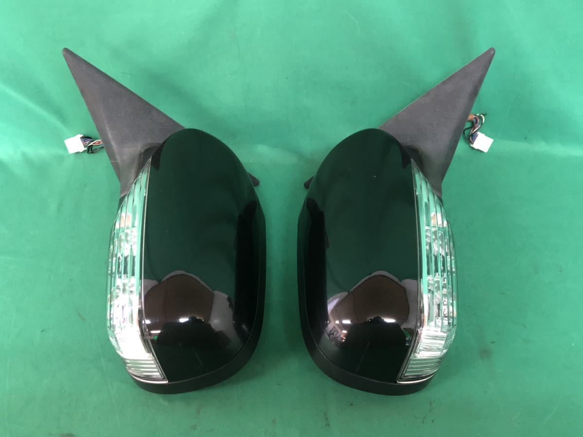 MP227 used Subaru Legacy BP5 BL5 Heisei era 15 year 7 month original MITSUBA electric storage door mirror winker attaching black 32J operation guarantee VC02-015