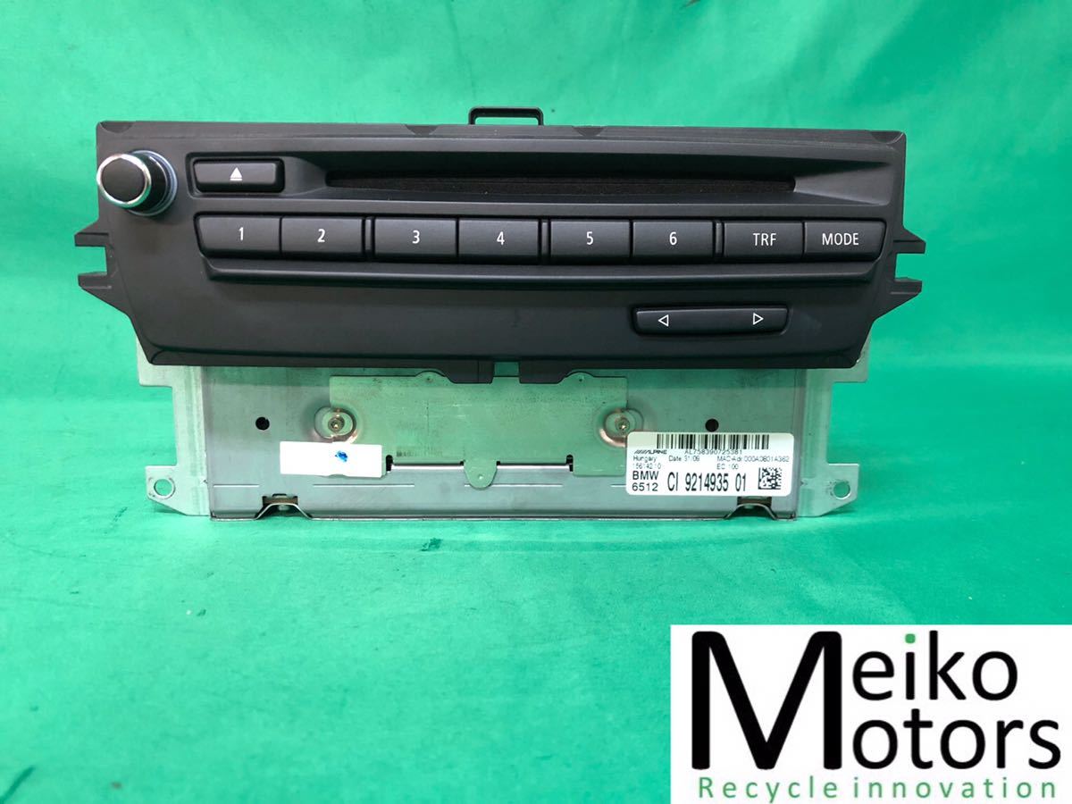 ML179 中古 BMW VB25 3シリーズ 平成22年1月 純正 アルパイン ALPINE CDデッキ オーディオ 動作保証 156142 10 6512 CI 9214935 01_画像1