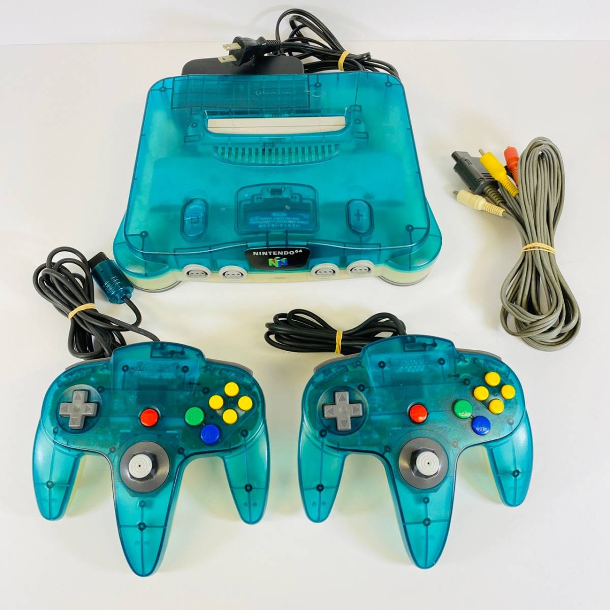任天堂 ニンテンドー Nintendo 64 クリアブルー スケルトン 