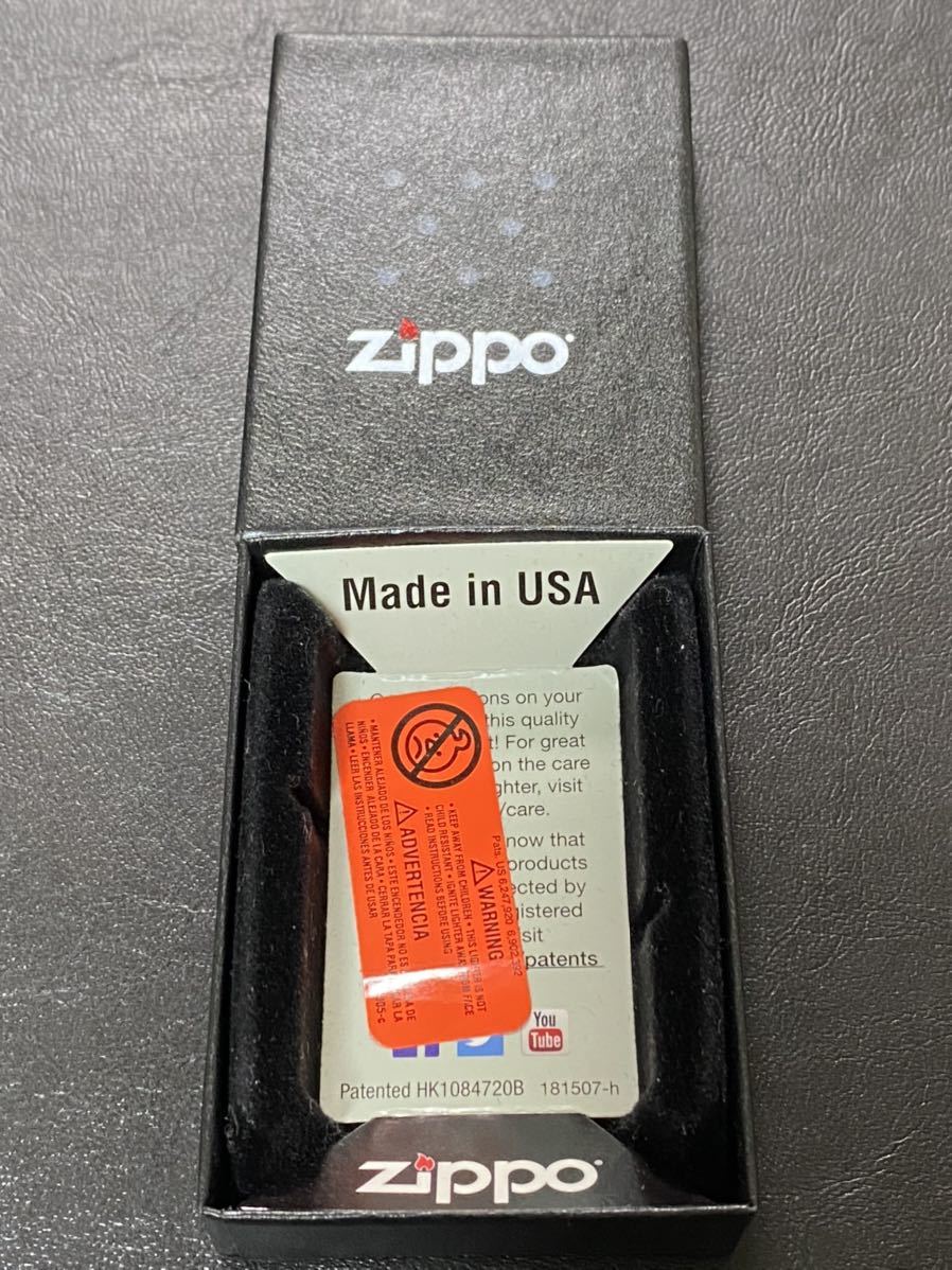 zippo シュプリーム ストライプ 両面加工 希少モデル 2015年製 シルバーインナー 2015年製 ケース 保証書付き