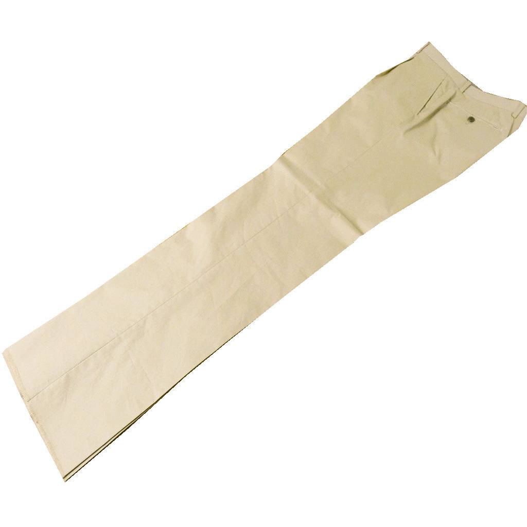 新品!春夏 コットンパンツ ベージュ系 4352 ワンタック メンズ ビジネス OXFORD CLASSIC 100cm_画像4