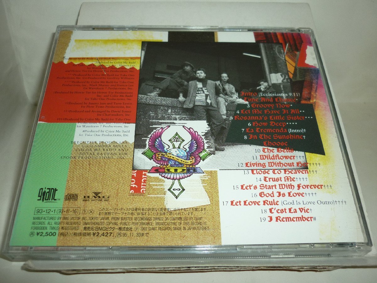 CDB1412　カラー・ミー・バッド　/　タイム・アンド・チャンス　/　国内盤中古CD　送料100円_画像2