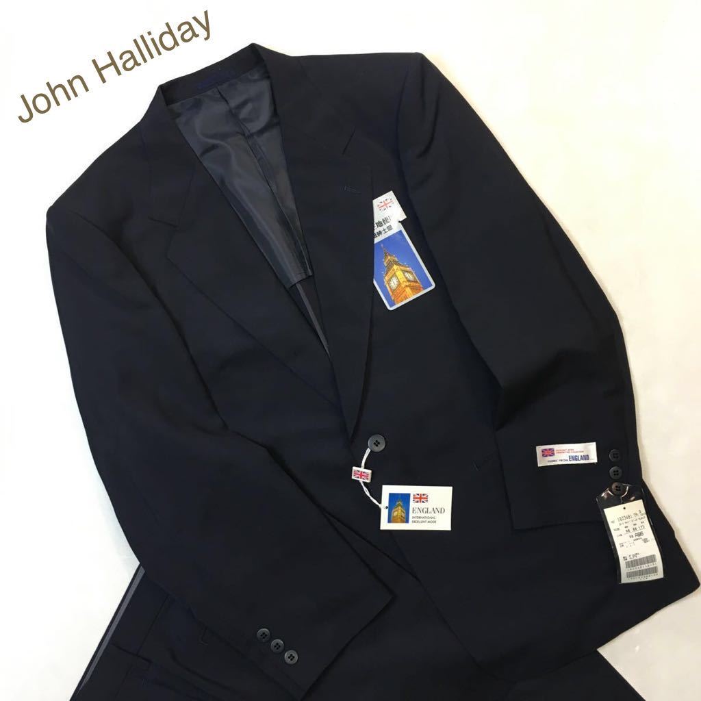 1着でも送料無料】 新品John 濃紺 台場仕立て モヘア60% ウール100