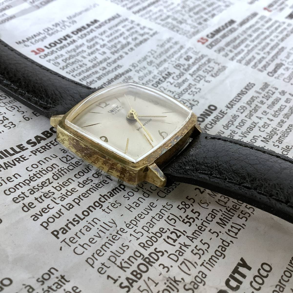 [ England made Vintage ]SMITH hand winding wristwatch 