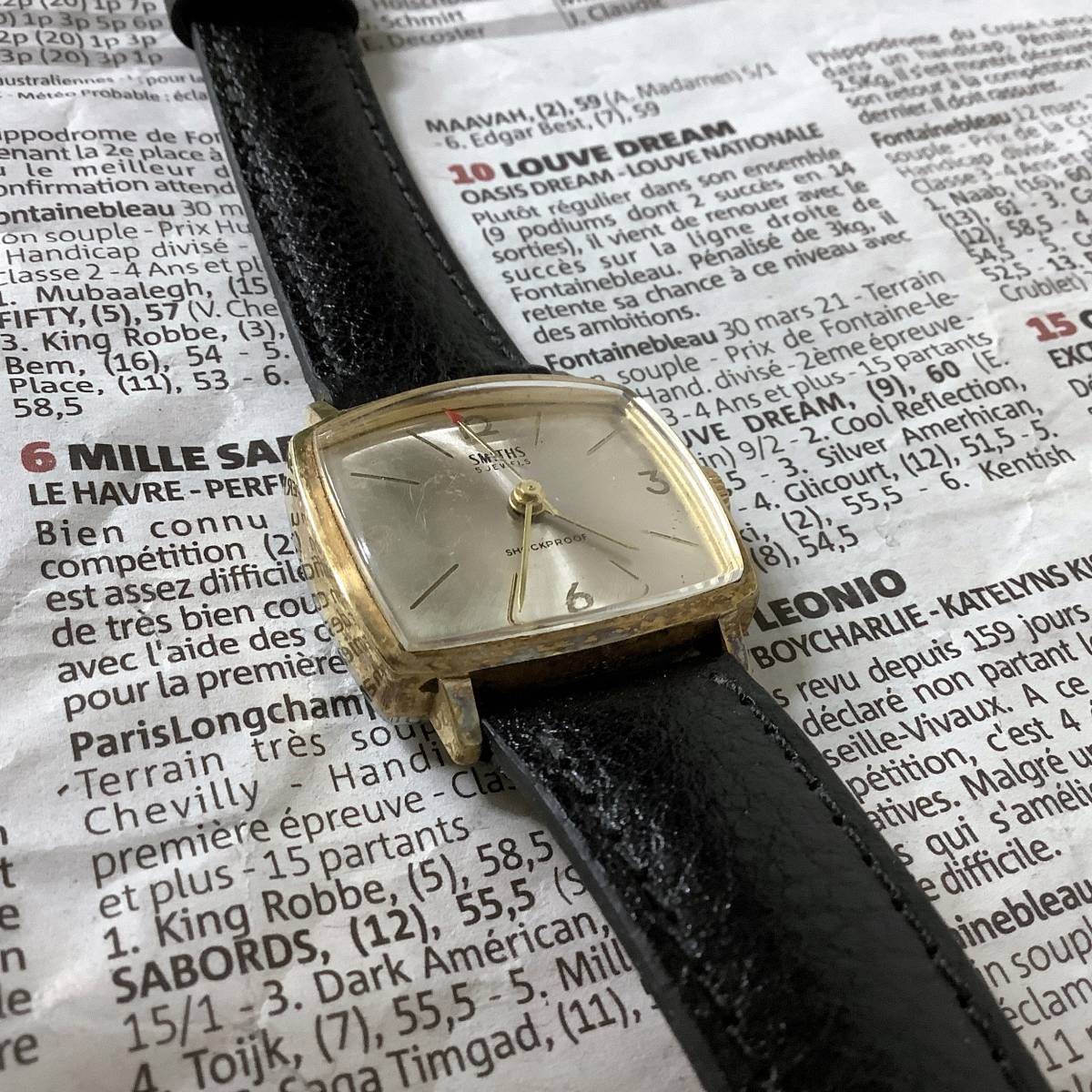 [ England made Vintage ]SMITH hand winding wristwatch 