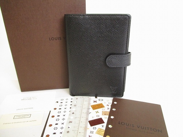 超美品】 ルイヴィトン LOUIS VUITTON タイガ アジェンダ PM 手帳