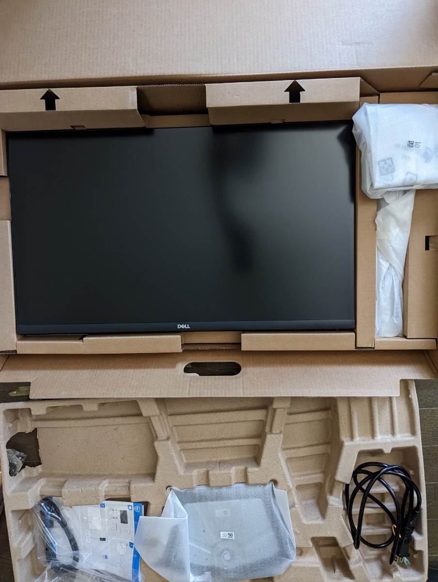 DELL S2722QC 27インチ4kモニター 美品 ディスプレイモニター デル
