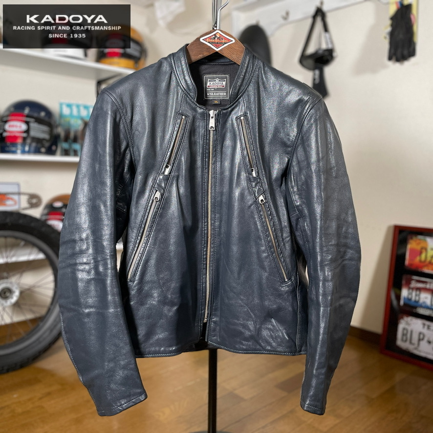 激安の通販 kadoya(カドヤ) leather riders jacket 羊革 レザージャケット