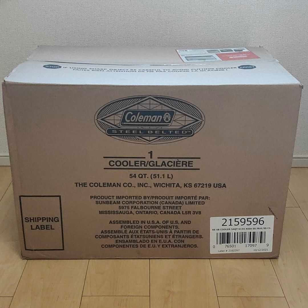 新品未開封 Coleman コールマンステンレススチールベルトクーラー