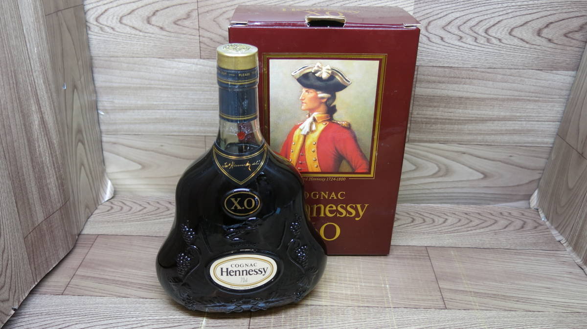 ☆GOL☆【古酒】Hennessy XO COGNAC ヘネシーXO 金キャップ グリーン