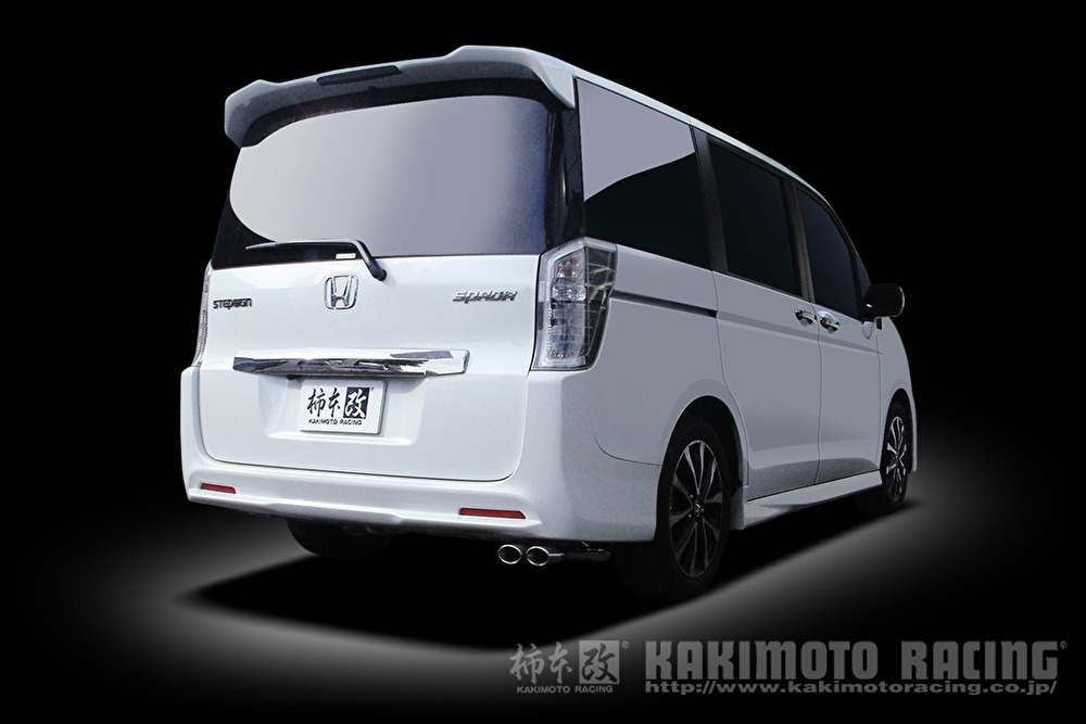 個人宅発送可能 柿本 マフラー KRnoble Ellisse クリスタル HONDA ステップワゴンスパーダ DBA-RK5 後期 NA R20A 2WD CVT (H52387A)_画像2