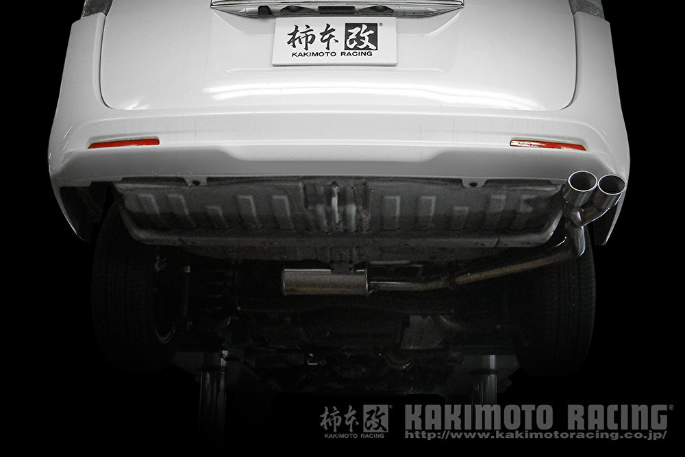 個人宅発送可能 柿本 マフラー KRnoble Ellisse クリスタル HONDA ステップワゴンスパーダ DBA-RK5 後期 NA R20A 2WD CVT (H52387A)_画像3