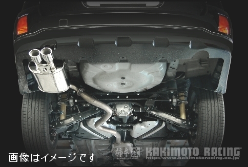 個人宅発送可能 柿本 マフラー KRnoble Ellisse クリスタル SUBARU アウトバック DBA-BRM NA FB25 4WD CVT (B52350A)_画像3