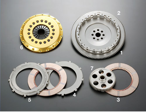 OS technical research institute twin plate clutch R series R2C for overhaul for single goods 4, center plate (1 sheets )