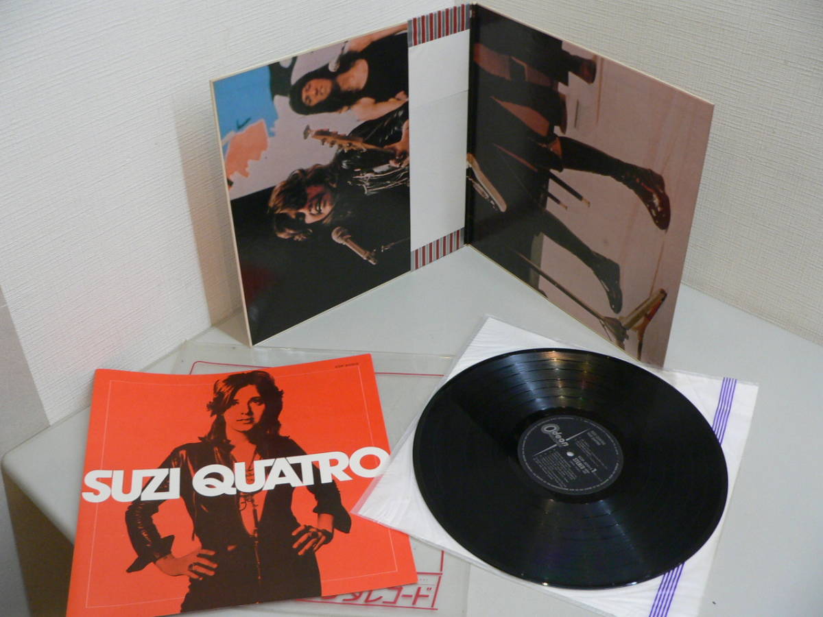17378●LPレコード 帯付き スージークアトロ SUZI QUATRO サティスティックロックの女王_画像3