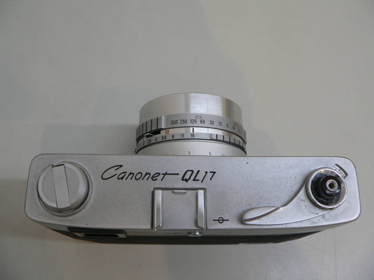 18004●Canon CANONET QL17 レンズ SE 45mm 1:1.7_画像3
