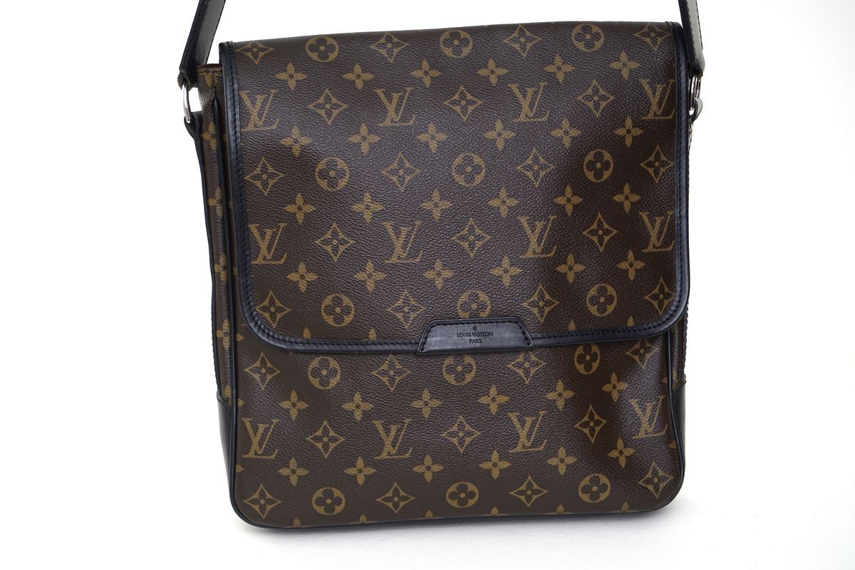 【極美品】ルイヴィトン Louis Vuitton モノグラム マカサー バス PM ショルダーバッグ メッセンジャーバッグ 斜めかけ メンズ 1円 A0103_画像3