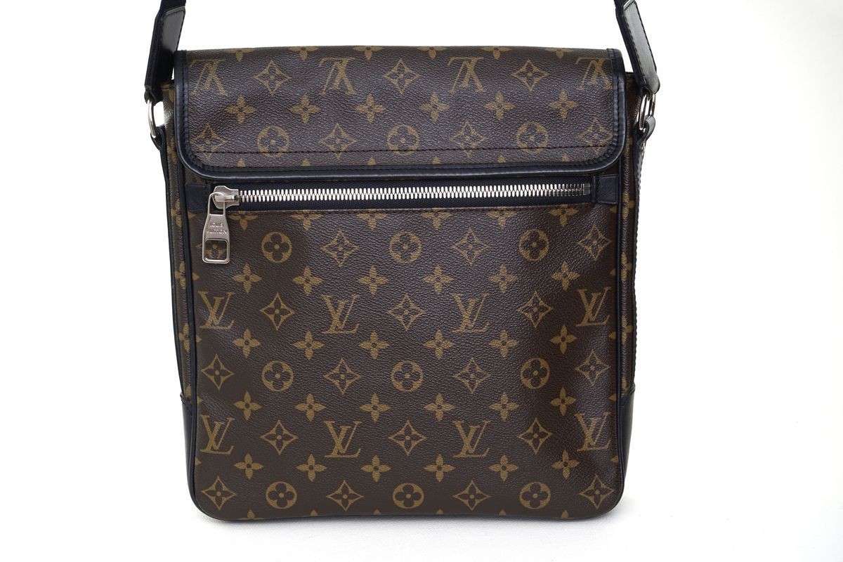 【極美品】ルイヴィトン Louis Vuitton モノグラム マカサー バス PM ショルダーバッグ メッセンジャーバッグ 斜めかけ メンズ 1円 A0103_画像4