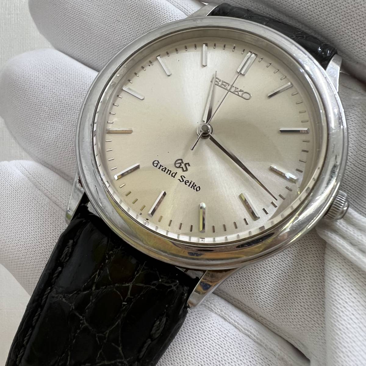 稼働品】Grand SEIKO グランドセイコー 9581-7000 35mm Quartz 腕時計 メンズ 紳士 