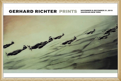 Exhibition Richter 2019(ゲルハルト リヒター)額装済ポスター