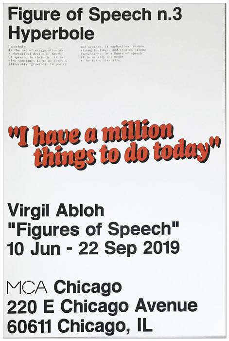 Figures of Speech n.3（ヴァージル アブロー） 額装品_画像3