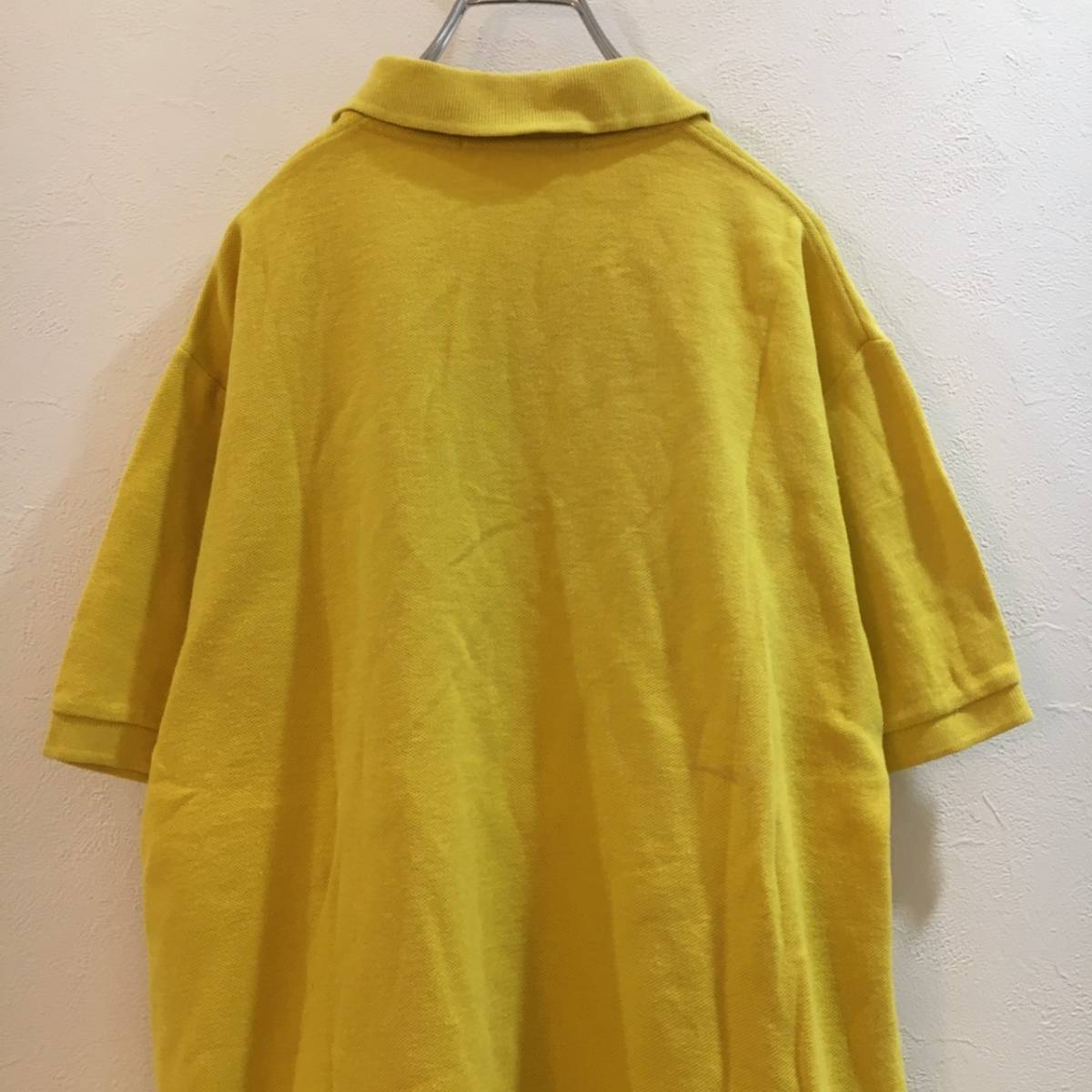 定番RALPH LAUREN/ラルフローレン Lサイズ 半袖 ポロシャツ 黄色 メンズ_画像6
