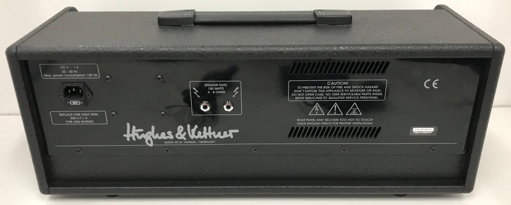 H146 Hughes & Kettner WARP7 ヒュースアンドケトナー ヘッドアンプ フットスイッチ付き / ジャンク品