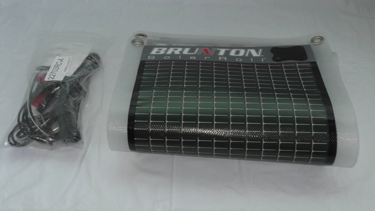 ☆★ 極美USED中古品 ソーラー式バッテリーチャージャ― EA758YK-18B 付属品未使用未通電 9W DC12V充電専用 ☆★