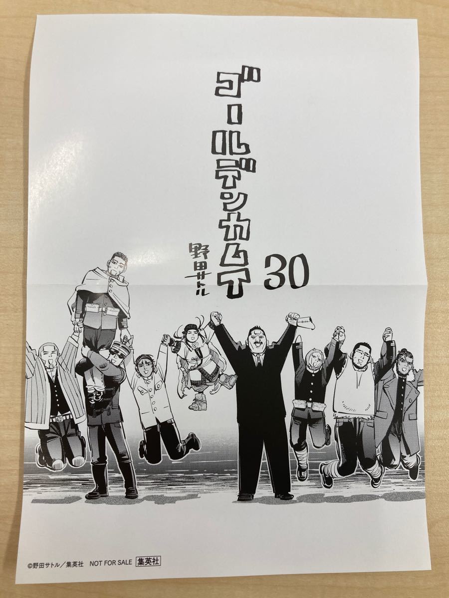 ゴールデンカムイ　30巻　特典　書き下ろし　ミニポスター