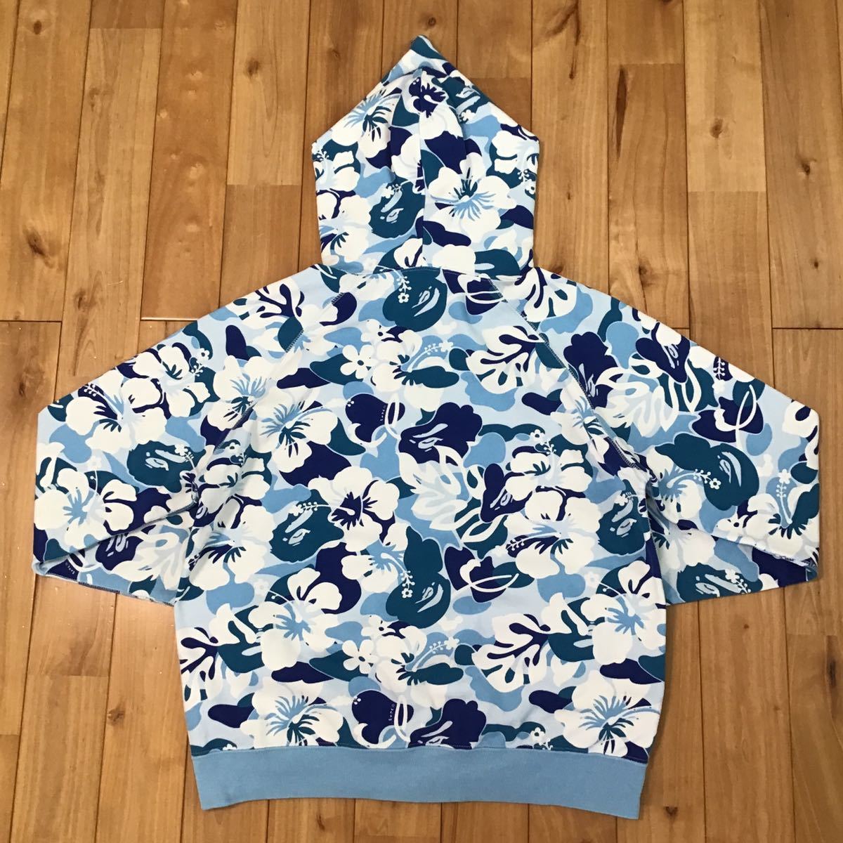 ☆美品☆ アロハカモ フルジップ パーカー Sサイズ a bathing ape BAPE