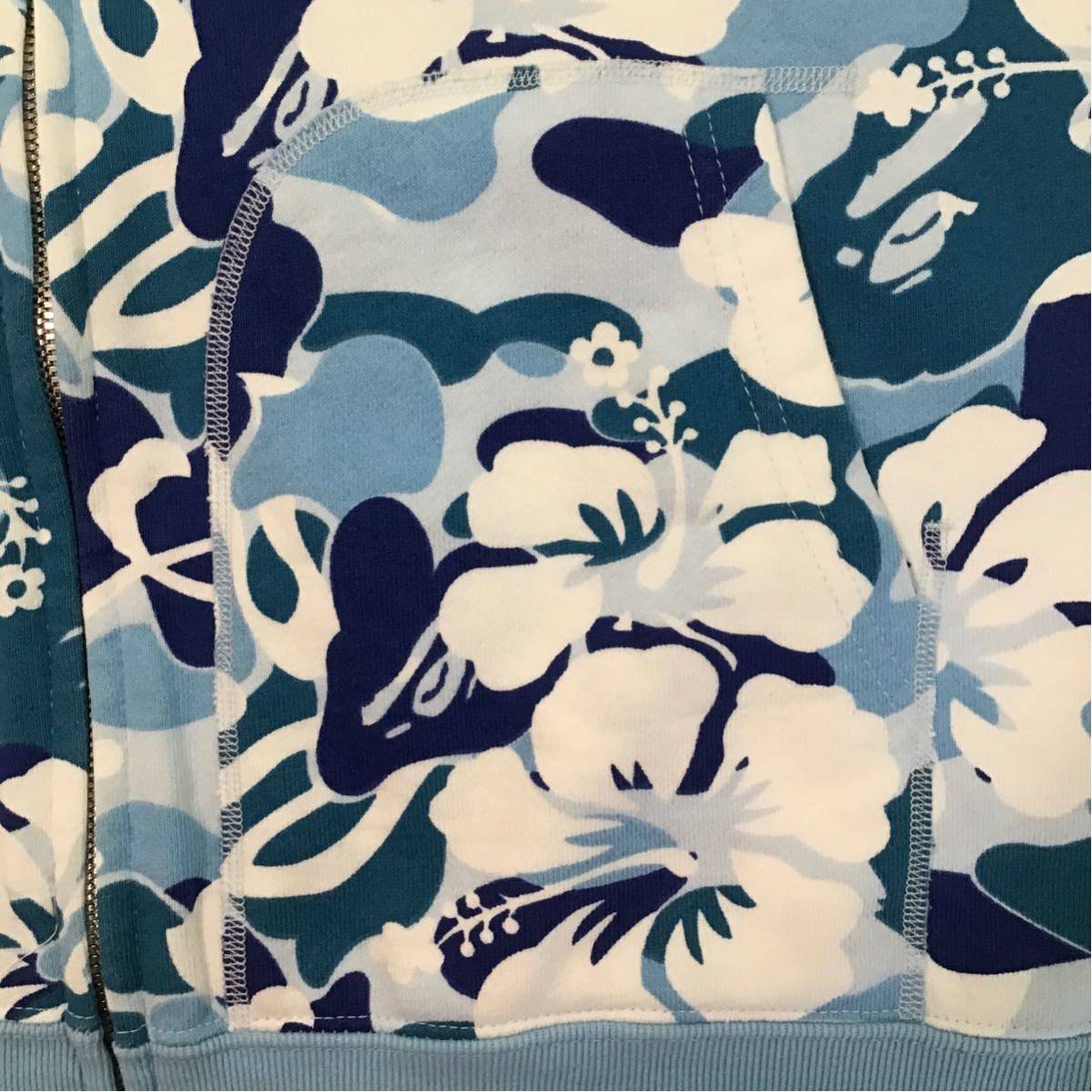 ☆美品☆ アロハカモ フルジップ パーカー Sサイズ a bathing ape BAPE