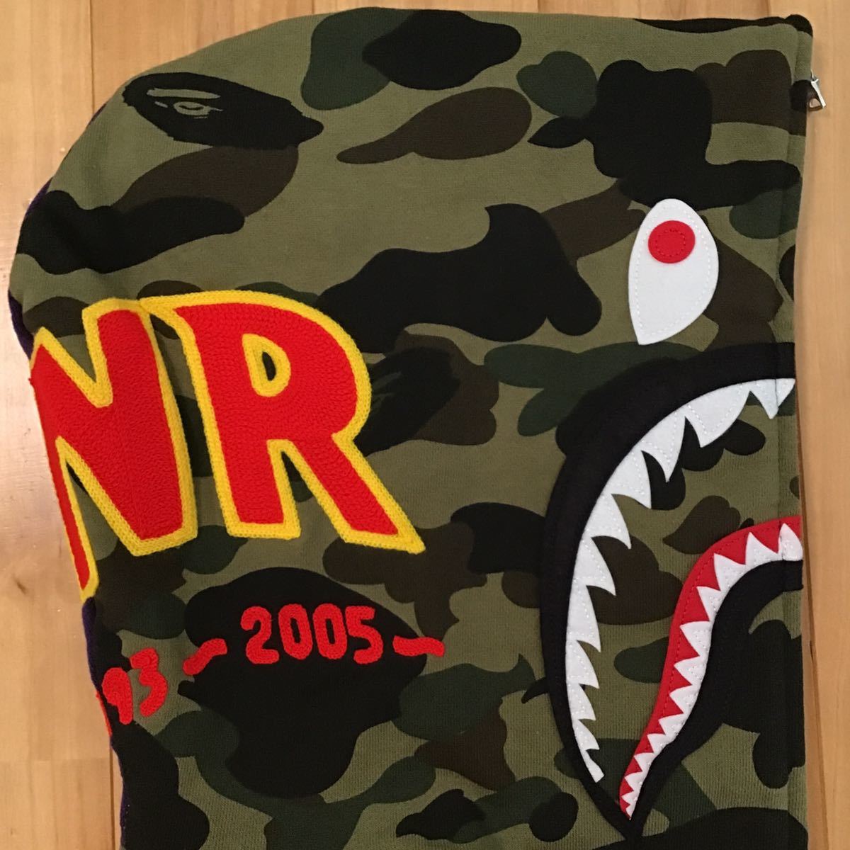 Crazy color camo シャーク パーカー Mサイズ shark full zip hoodie a