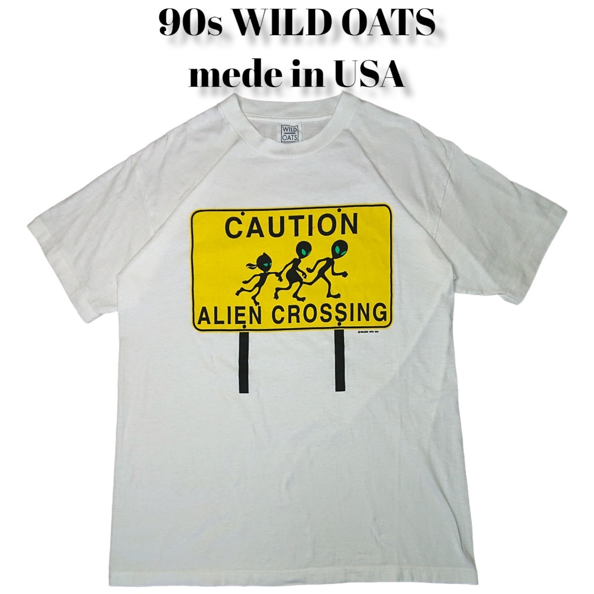 s WILD OATS ビッグプリント Tシャツ 古着 ヴィンテージ