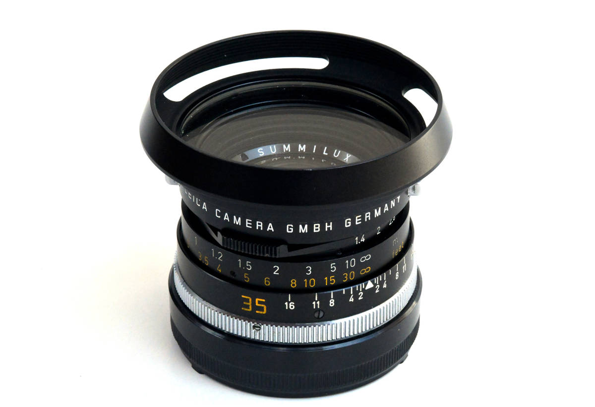 LEITZ SUMMILUX-M F1.4 35mm Leica zmi look s extra . hood . filter attaching 