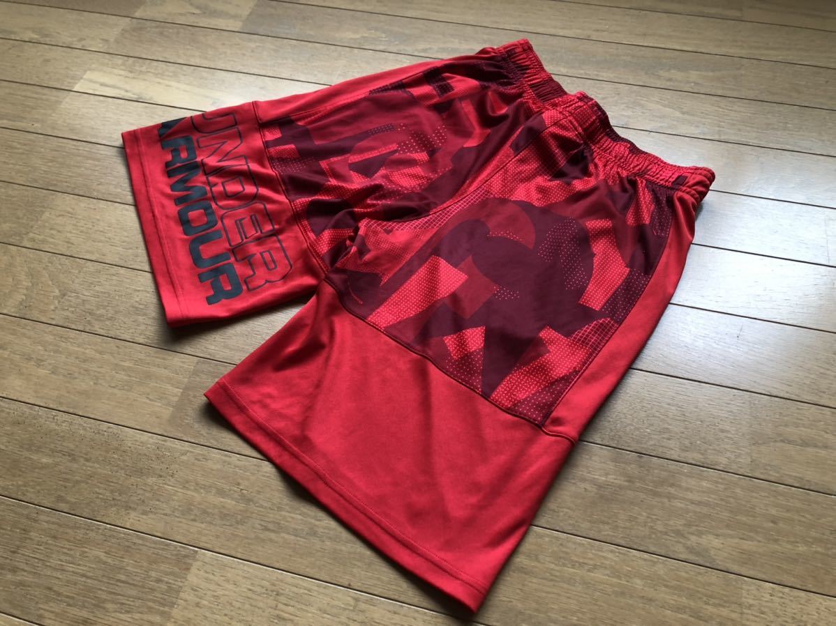 YXL 160cm アンダーアーマー ハーフパンツ loose/COUPELACHE/SUELTO UNDER ARMOUR トレーニングウェア スポーツウェア_画像5