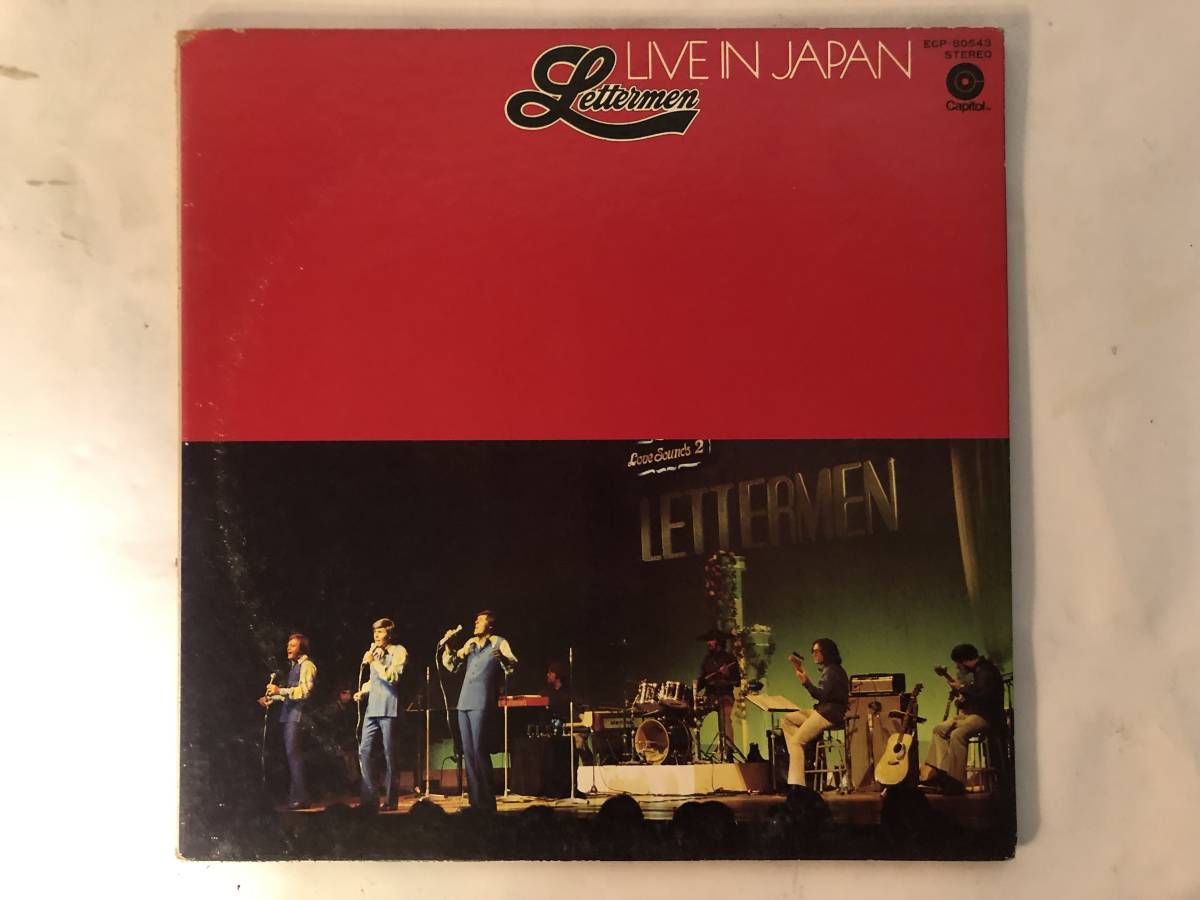 20604S 12inch LP★レターメン/LETTERMEN LIVE IN JAPAN★ECP-80543_画像1