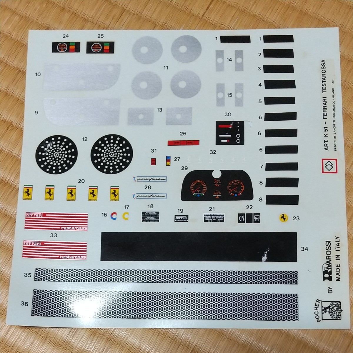 ポケール 1/8 フェラーリテスタロッサ www.esole.eu