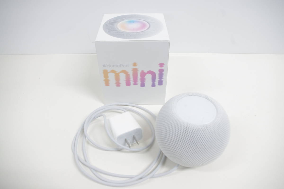 全国宅配無料 Apple/HomePod mini〈MY5H2J/A〉Model:A2374/ホワイト スマートスピーカー本体