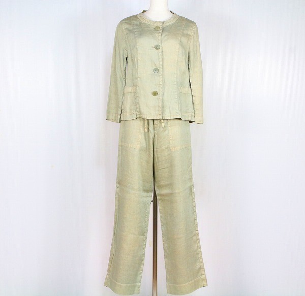 ISSEY MIYAKE Haat イッセイミヤケ ハート 麻 セットアップ トップス
