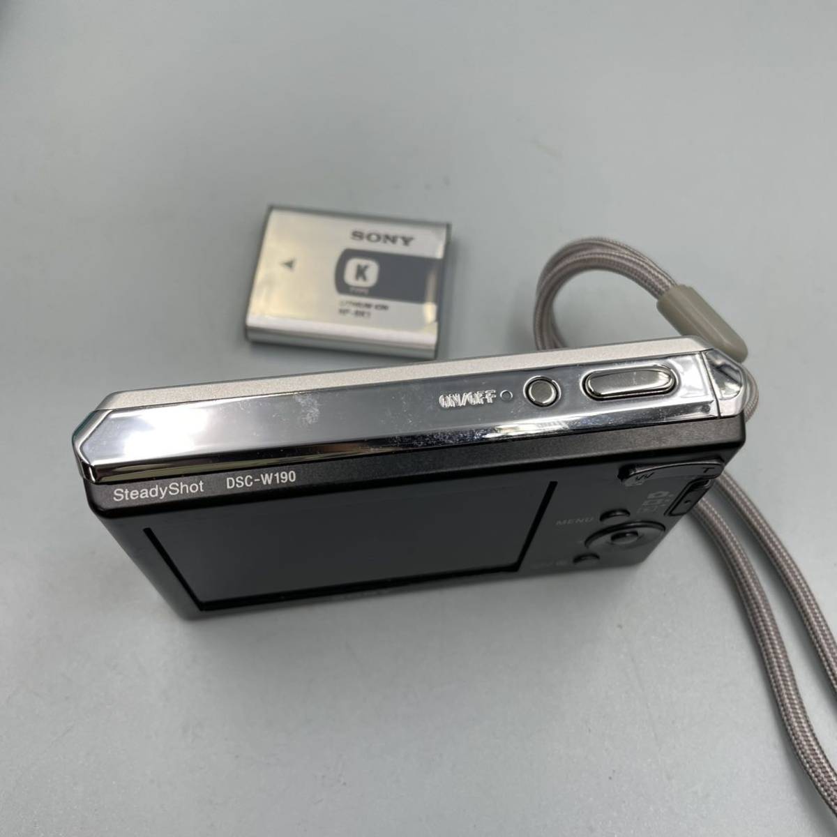 SONY ソニー Cyber-shot DSC-W190デジタルカメラ シルバー 動作未確認