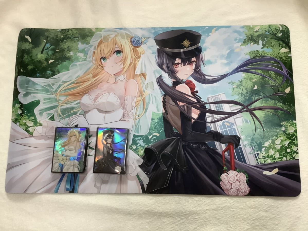 遊戯王 閃刀姫 レイ ロゼ スリーブ&プレイマット セット 遊戯王 閃刀姫 レイ ロゼ スリーブ&プレイマット セット