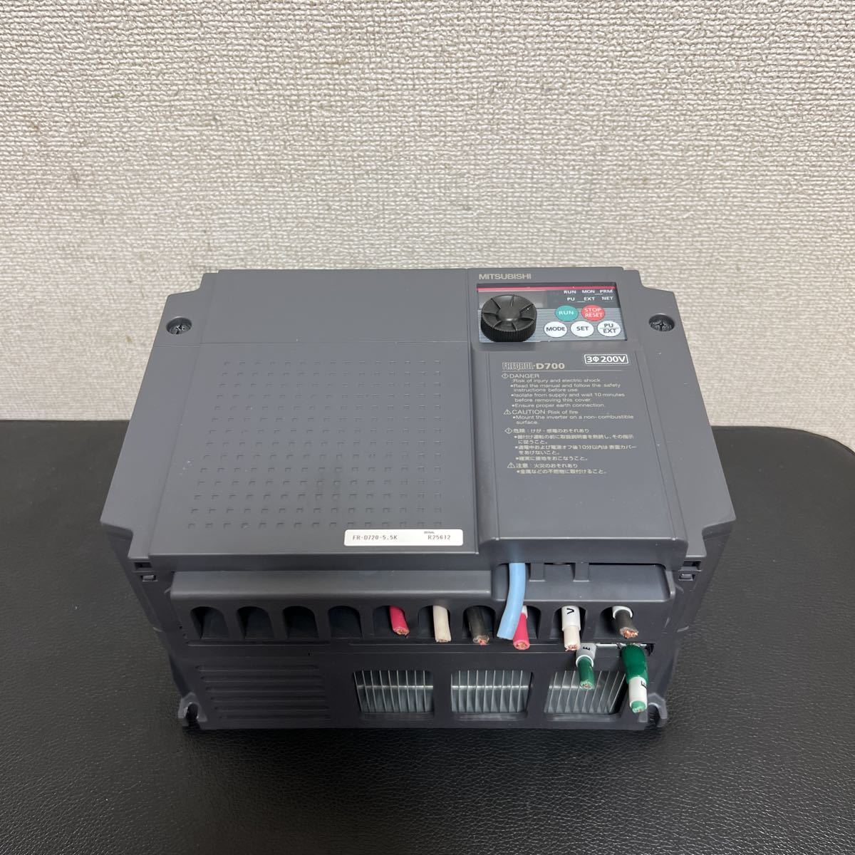未確認」美品MITSUBISHI 三菱 インバータFR-D720-5.5K bpbd.kendalkab